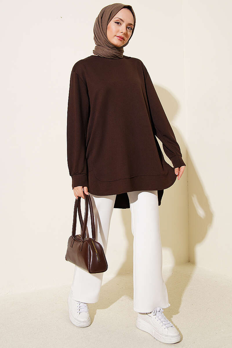 Oval Dikişli Loyşa Tunik
