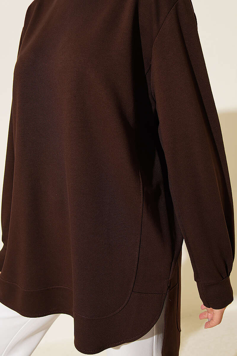 Oval Dikişli Loyşa Tunik