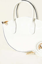 Oval Kesim Rugan Mini Çanta