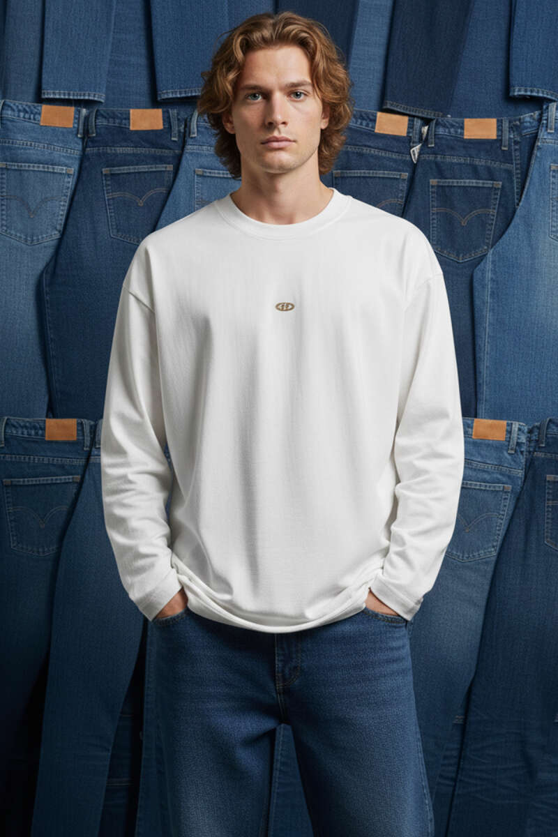 Oversize Basic Erkek Sweatshirt