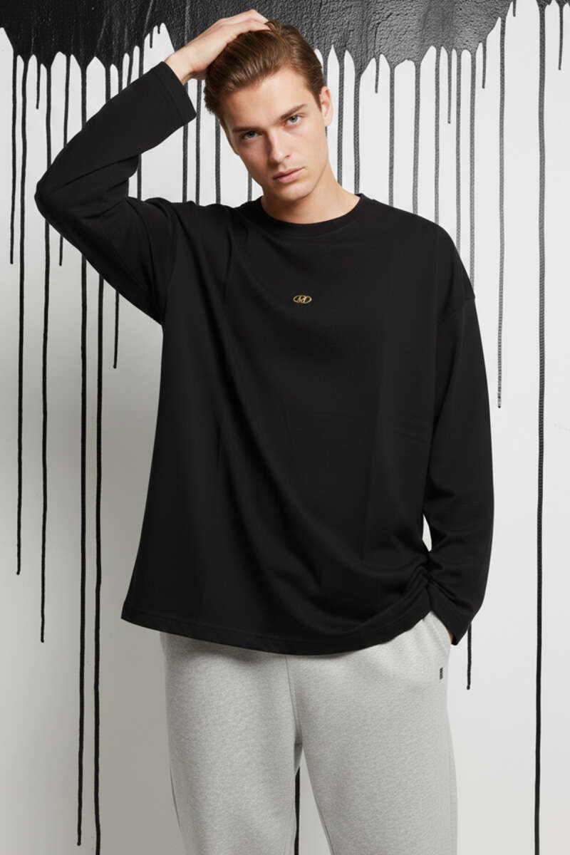 Oversize Basic Erkek Sweatshirt