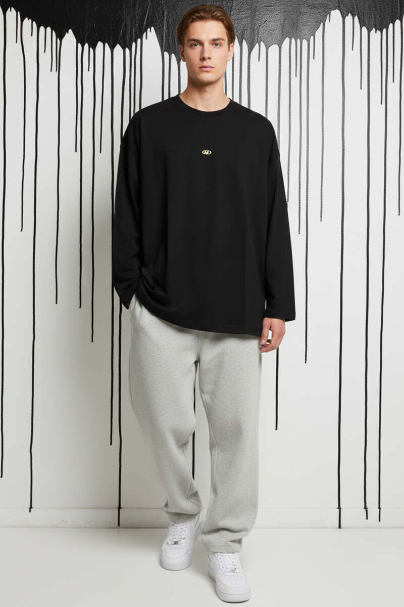 Oversize Basic Erkek Sweatshirt
