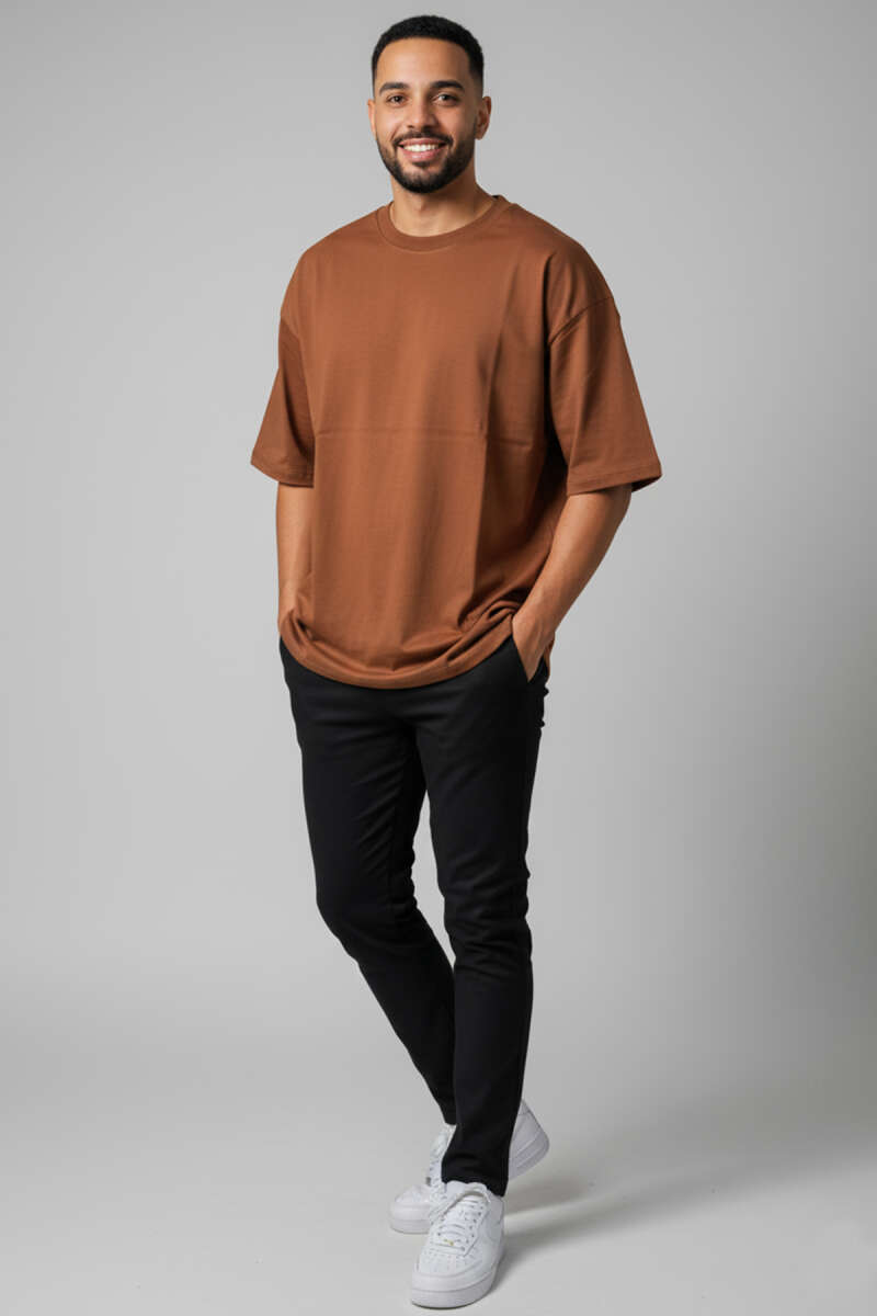 Oversize Basic Erkek Tshirt