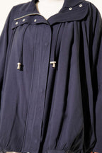 Oversize Fermuarlı Mont
