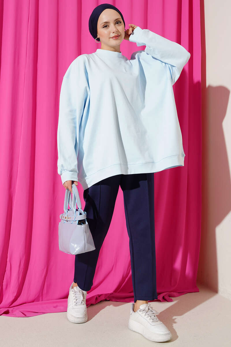 Oversize İnterlok Basic Tunik