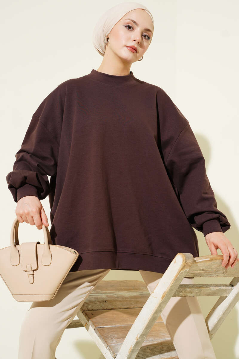 Oversize İnterlok Basic Tunik