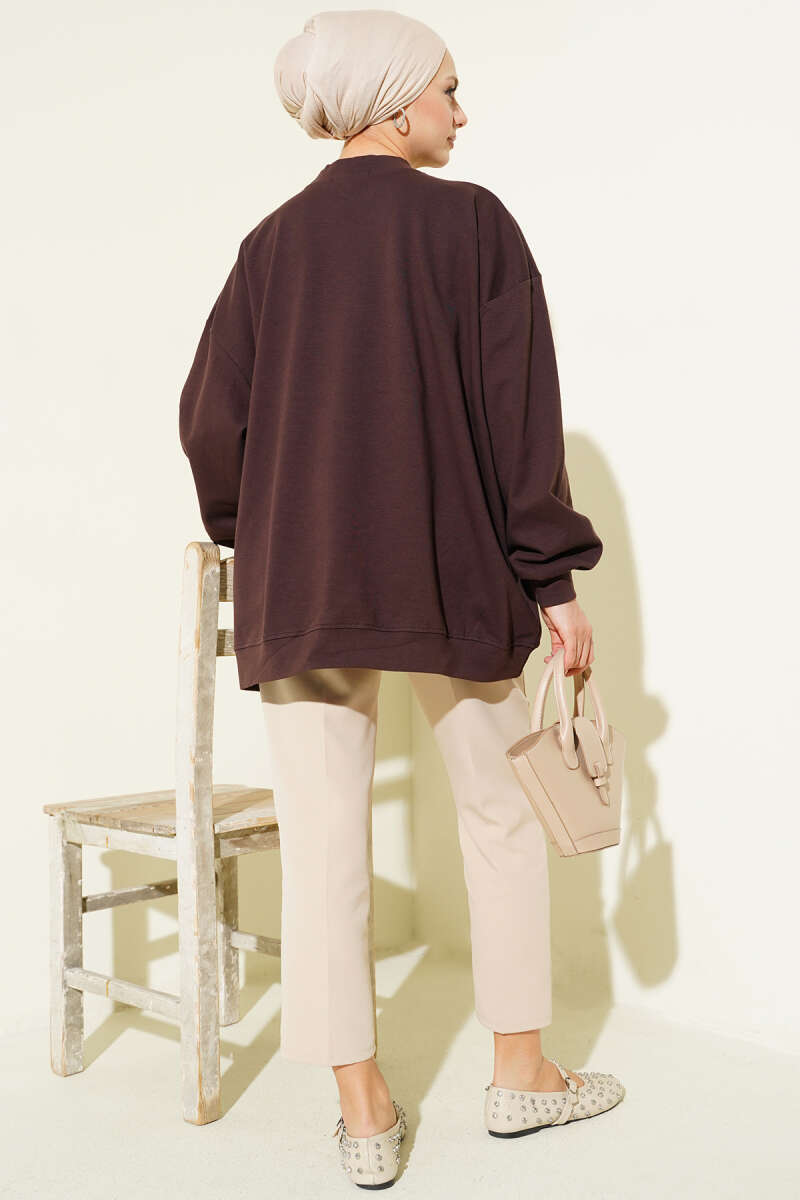Oversize İnterlok Basic Tunik