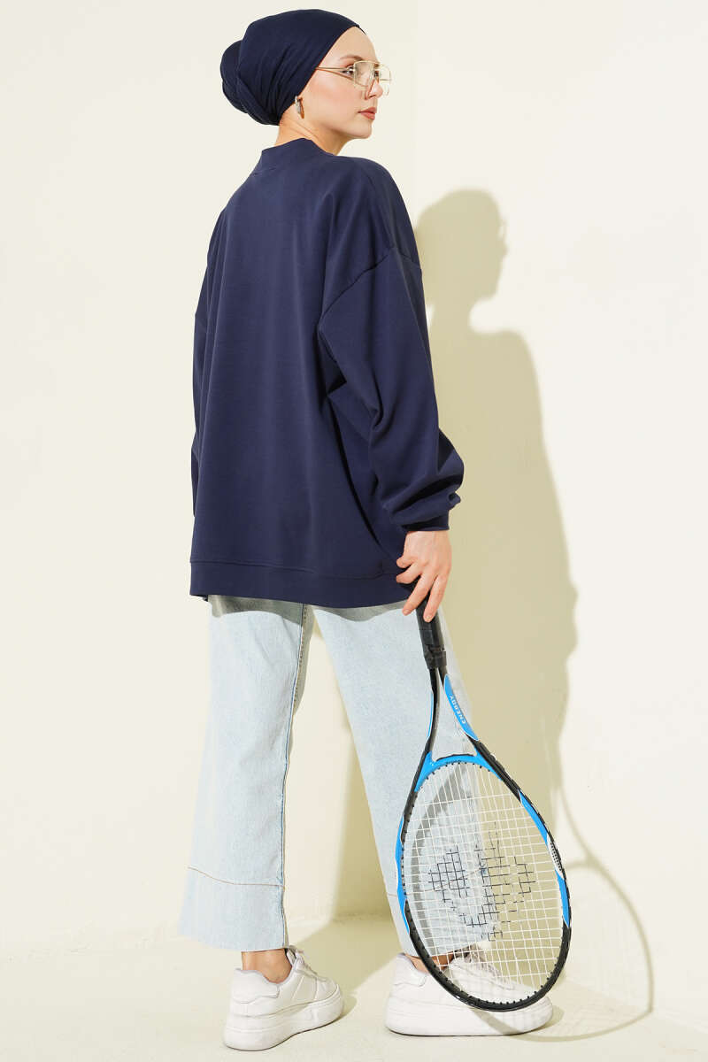 Oversize İnterlok Basic Tunik