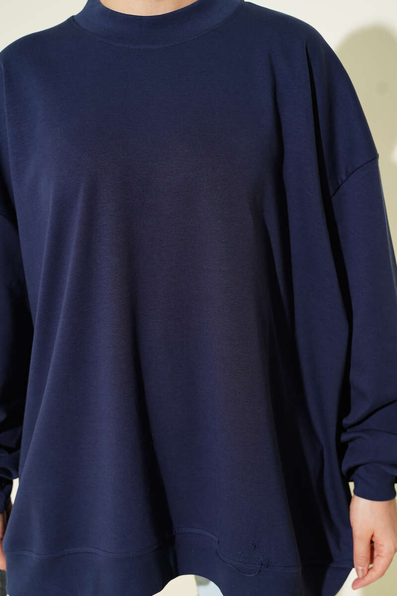 Oversize İnterlok Basic Tunik