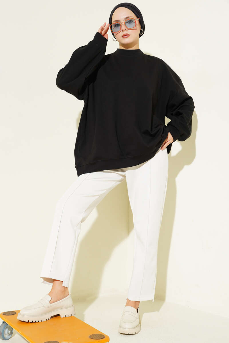 Oversize İnterlok Basic Tunik