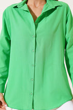 Oversize Kalıp Basic Gömlek