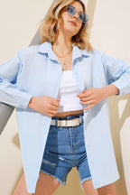 Oversize Kalıp Basic Gömlek