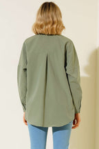 Oversize Kalıp Basic Gömlek