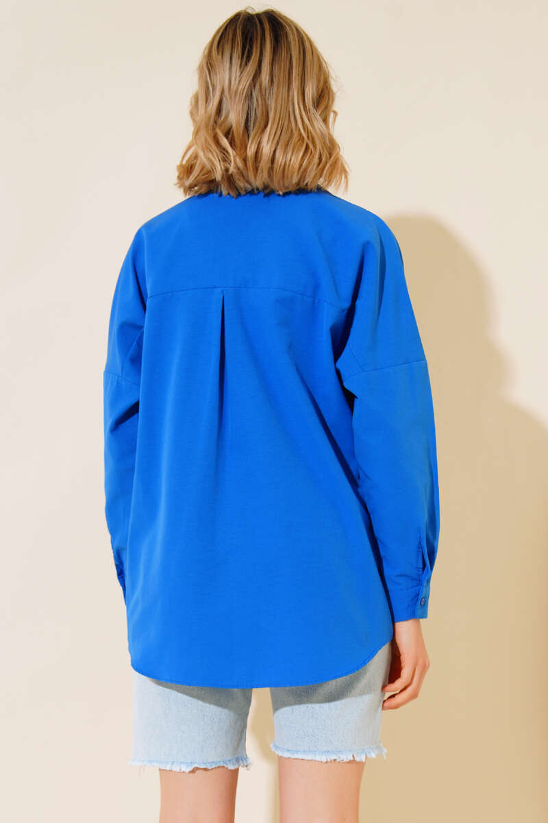 Oversize Kalıp Basic Gömlek