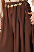 Oversize Paçalı Bel Lastikli Pantolon