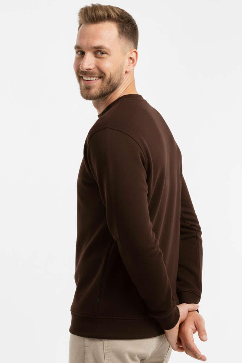 Oversize Üç İplik Erkek Sweatshirt
