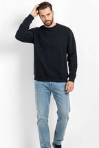 Oversize Üç İplik Erkek Sweatshirt