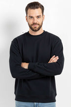 Oversize Üç İplik Erkek Sweatshirt