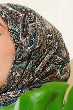Paisley Desen Elegance Eşarp Mint
