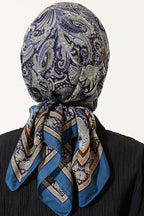 Paisley Desen Elegance Eşarp Petrol Yeşili