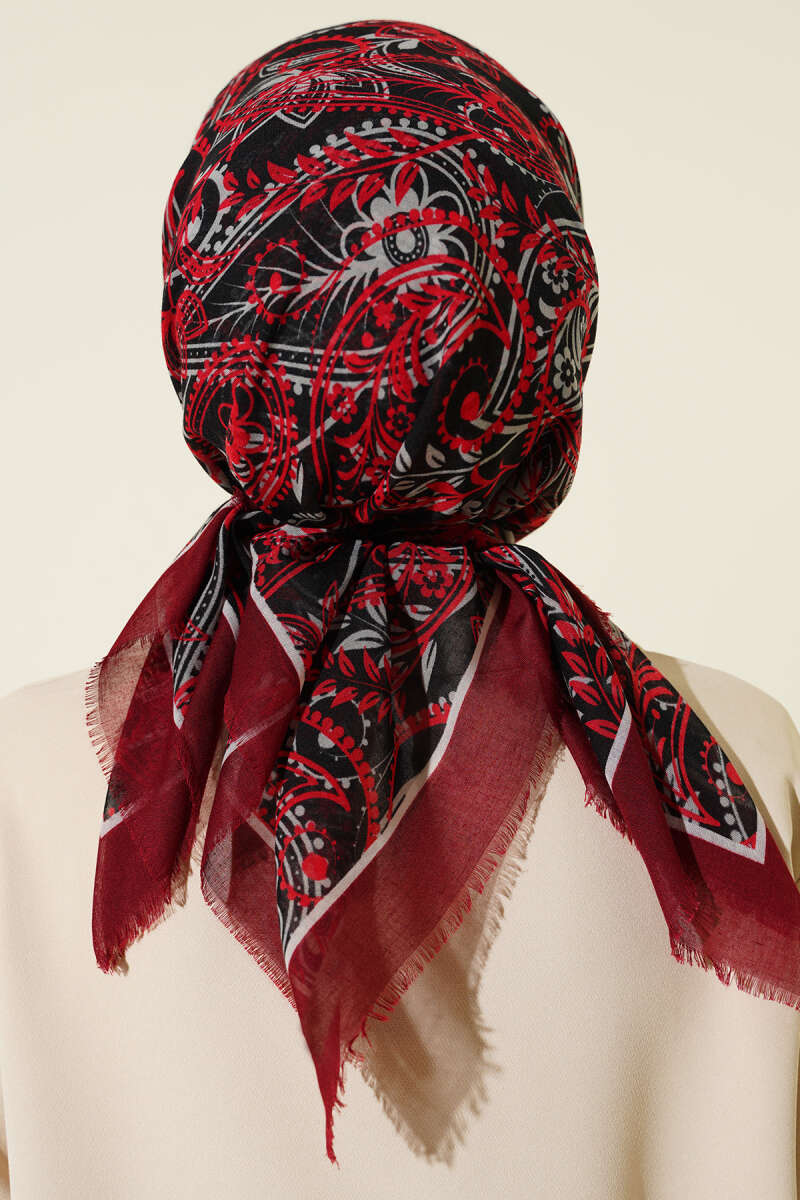 Paisley Flamu Cotton Eşarp