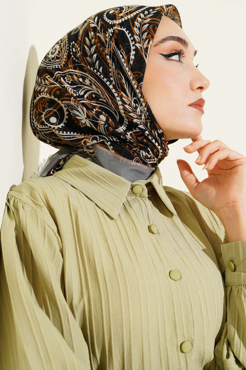Paisley Flamu Cotton Eşarp