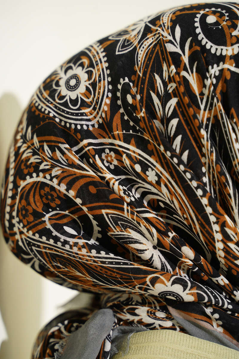 Paisley Flamu Cotton Eşarp
