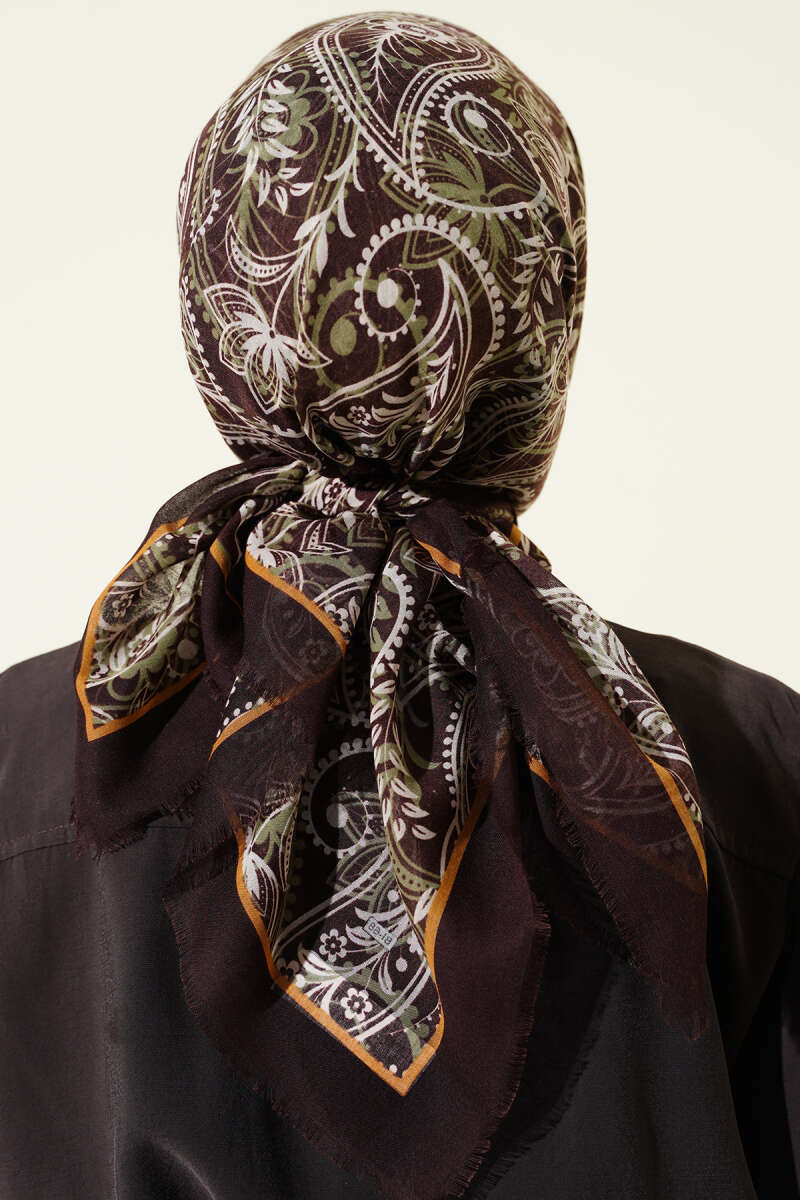 Paisley Flamu Cotton Eşarp