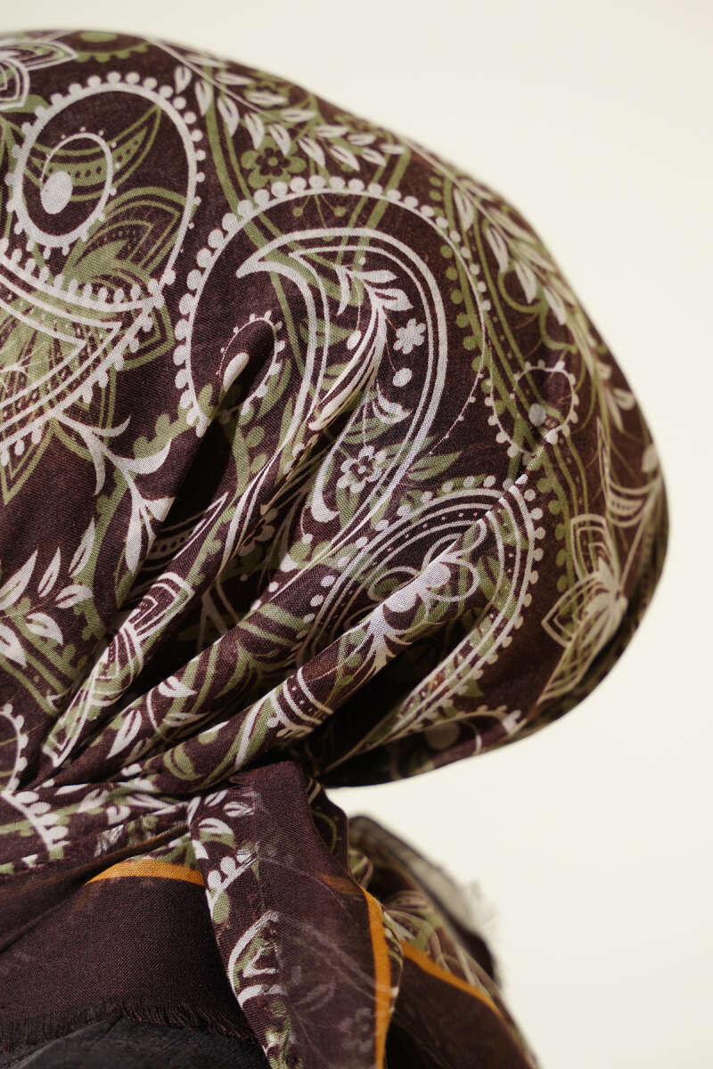 Paisley Flamu Cotton Eşarp