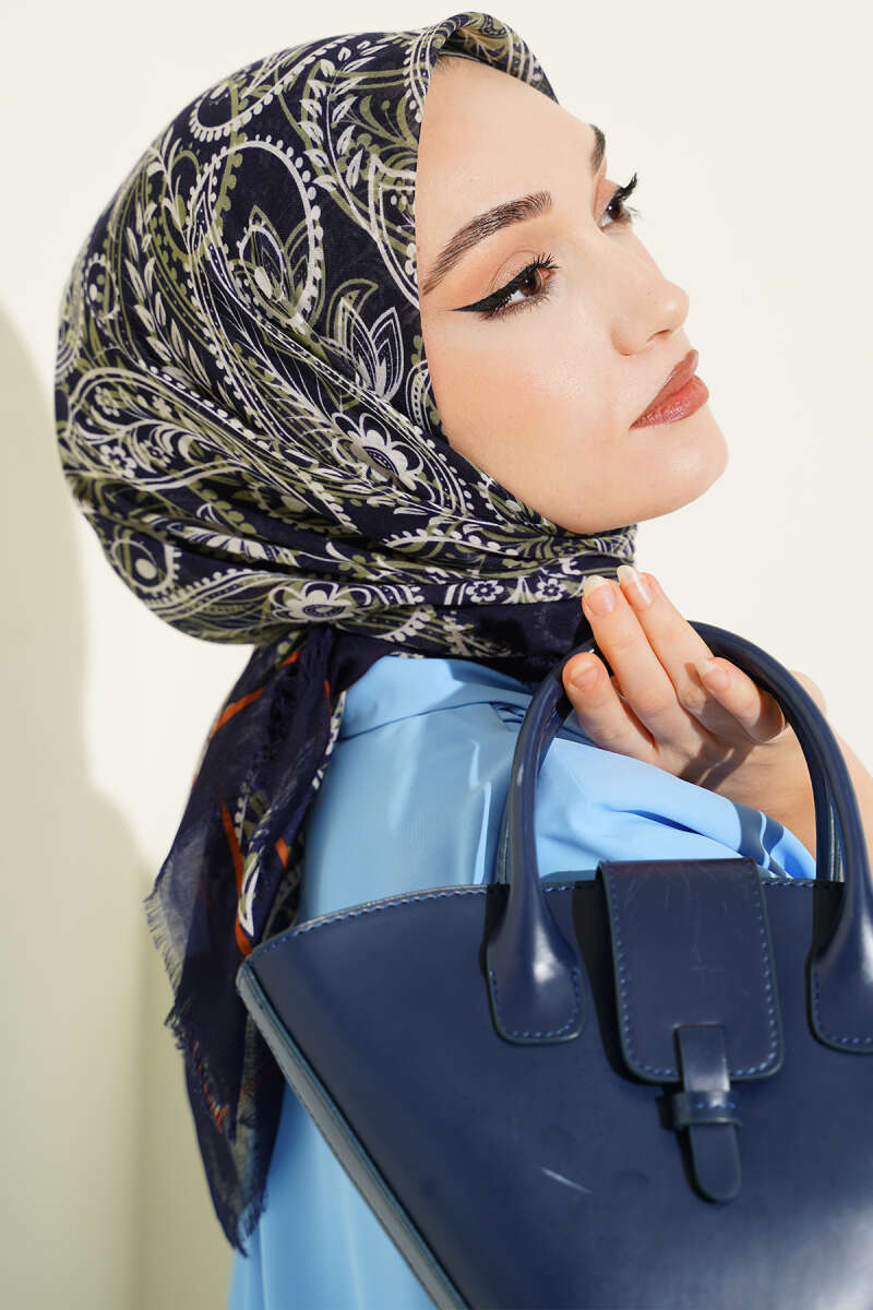 Paisley Flamu Cotton Eşarp