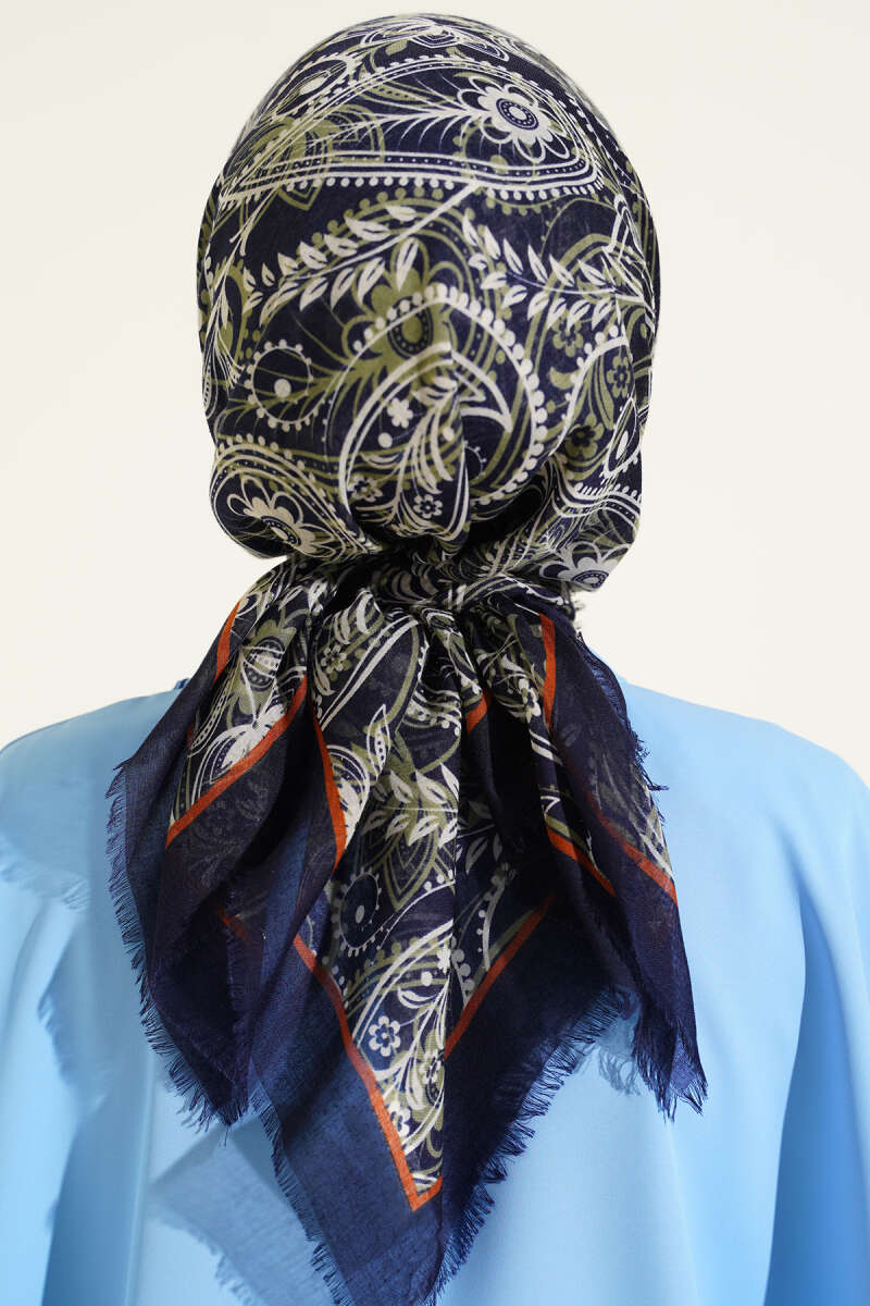 Paisley Flamu Cotton Eşarp