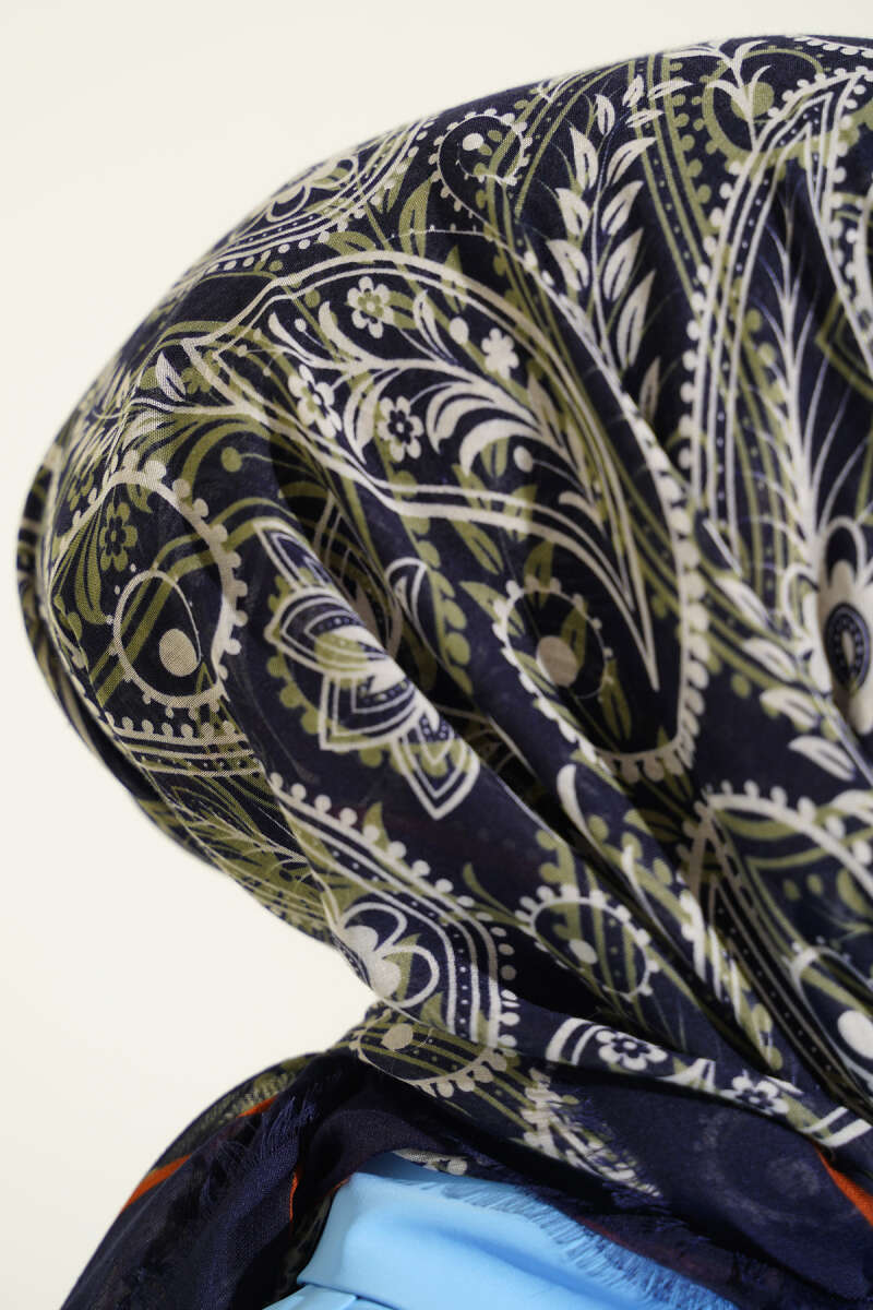 Paisley Flamu Cotton Eşarp