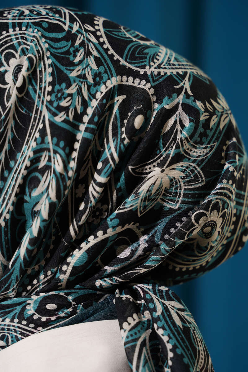 Paisley Flamu Cotton Eşarp
