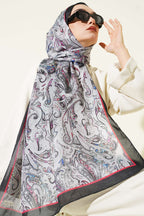 Paisley İşlemeli Soft Şal