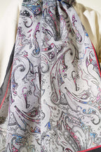 Paisley İşlemeli Soft Şal