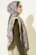 Paisley İşlemeli Soft Şal