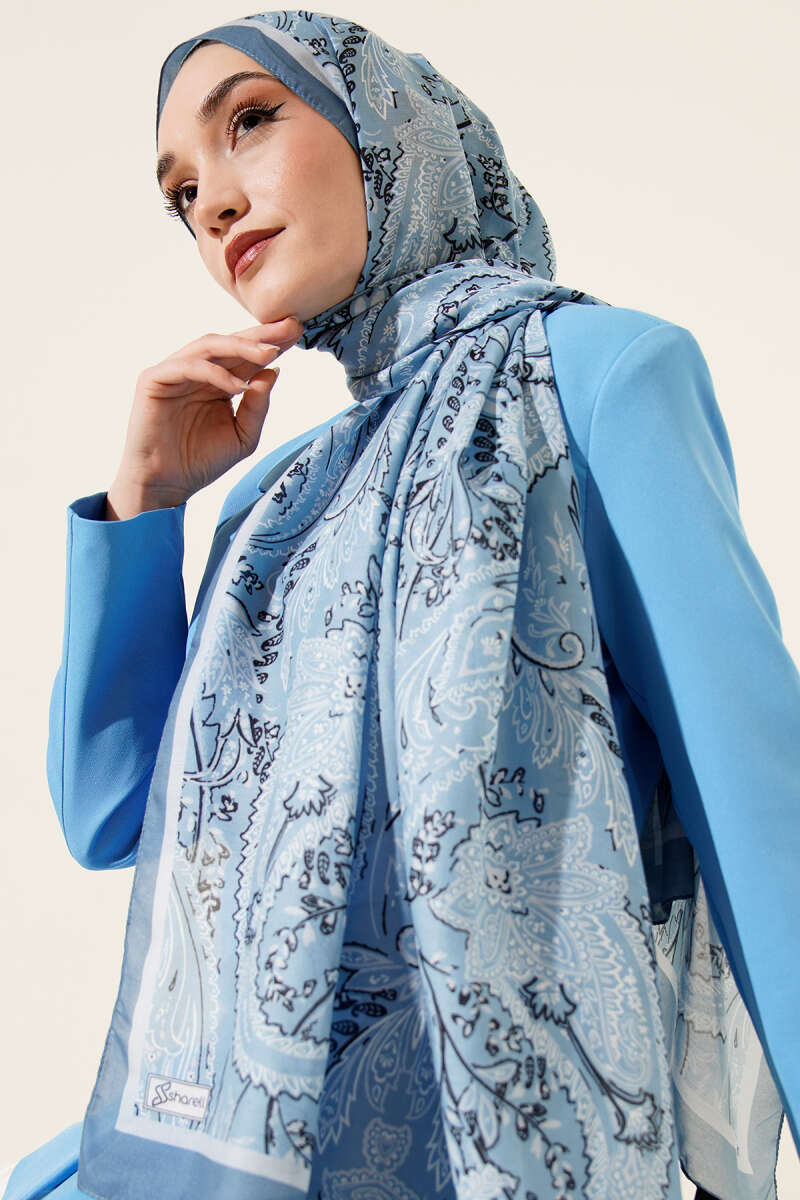 Paisley Motifli Soft Şal