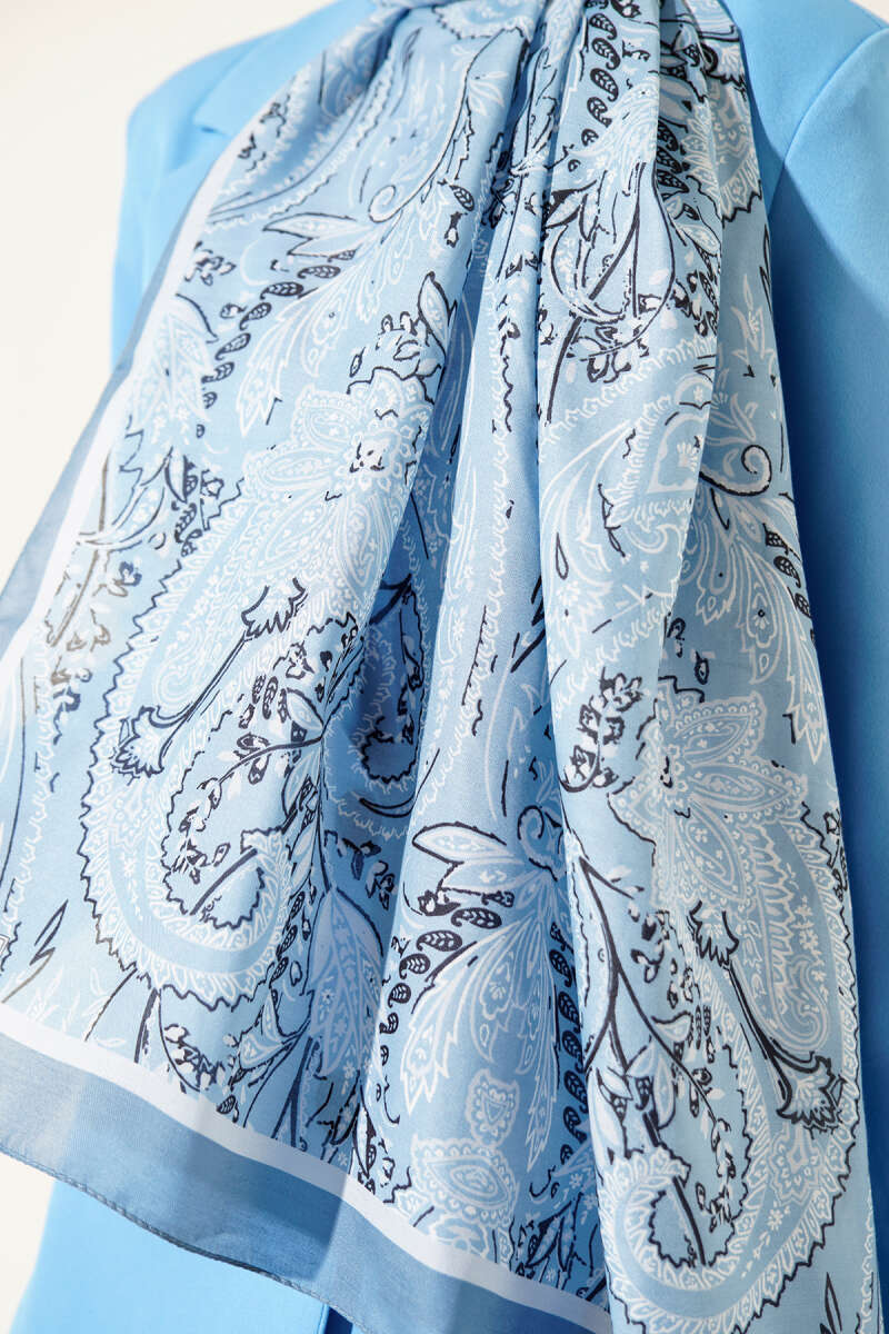Paisley Motifli Soft Şal
