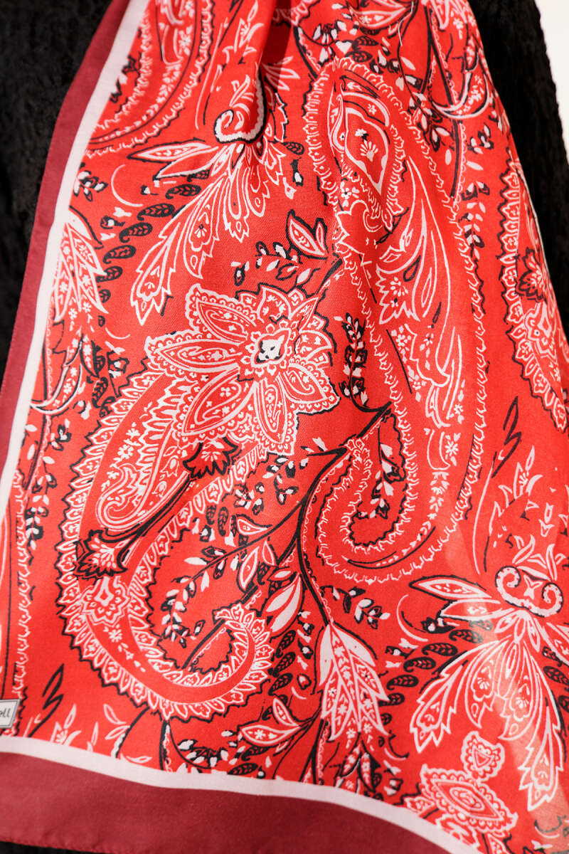 Paisley Motifli Soft Şal