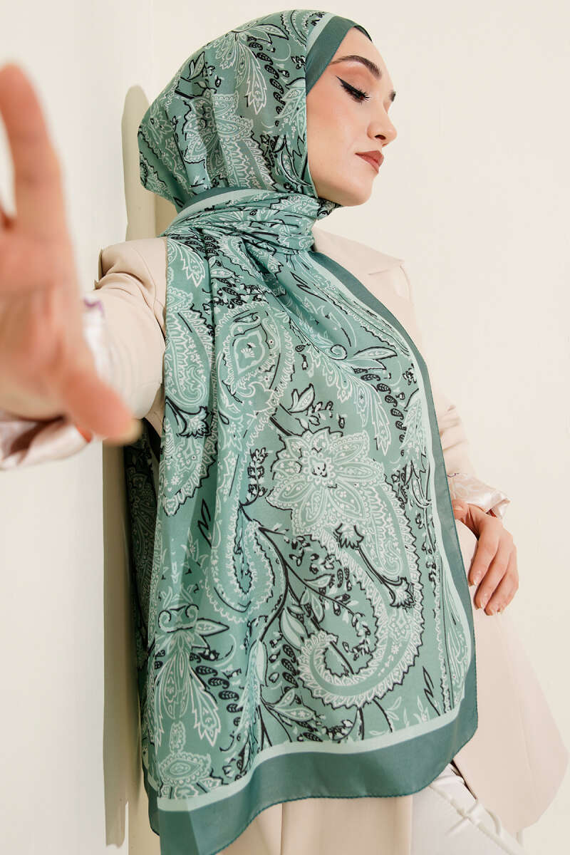Paisley Motifli Soft Şal