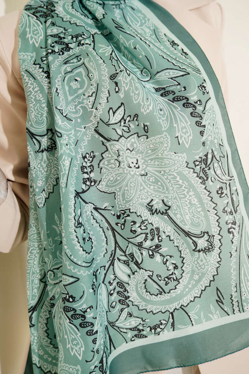 Paisley Motifli Soft Şal