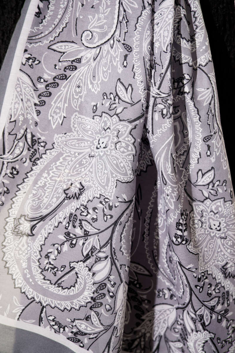 Paisley Motifli Soft Şal