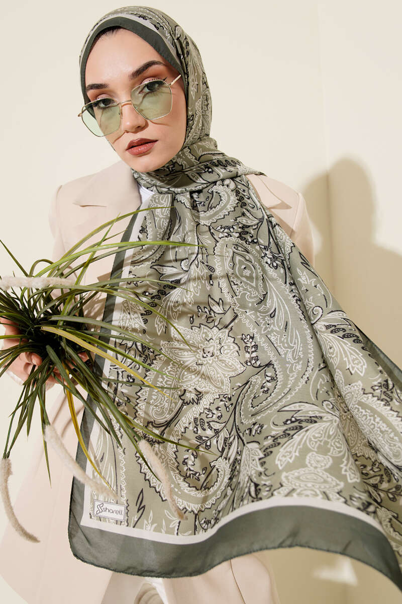 Paisley Motifli Soft Şal