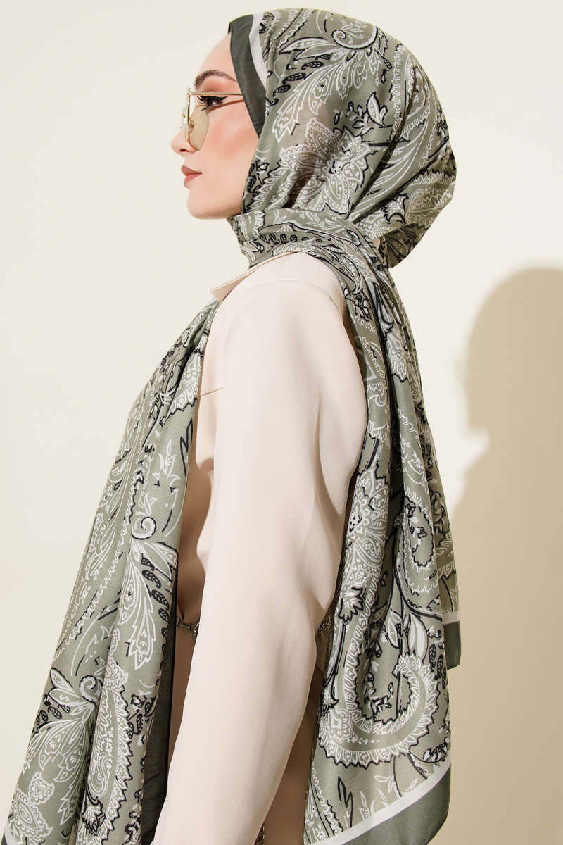 Paisley Motifli Soft Şal