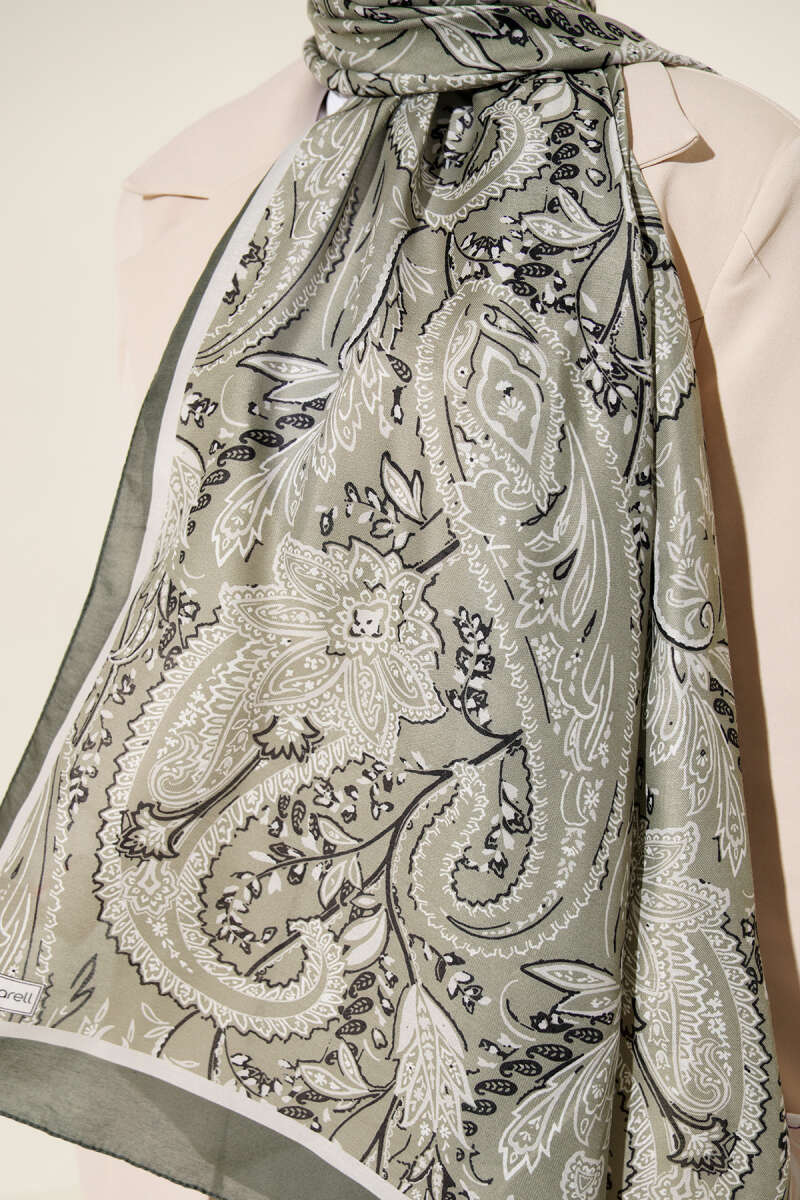 Paisley Motifli Soft Şal