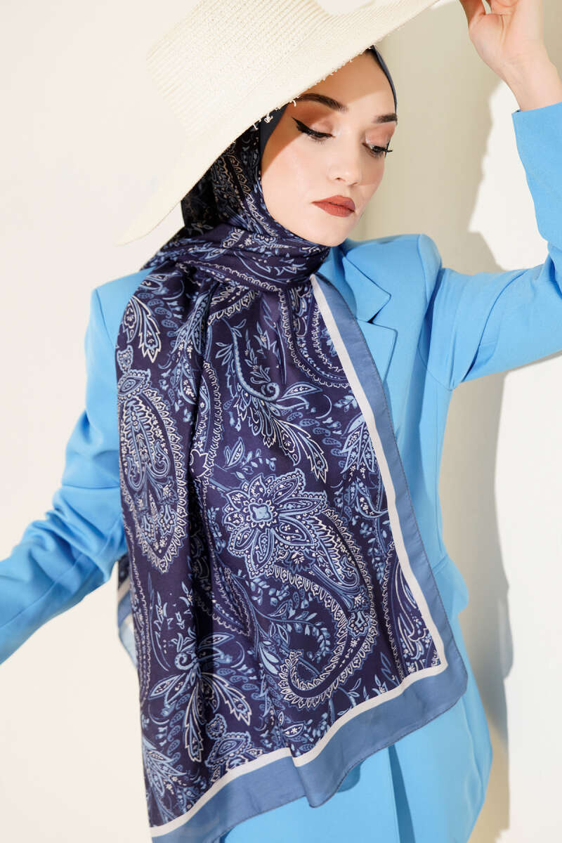 Paisley Motifli Soft Şal