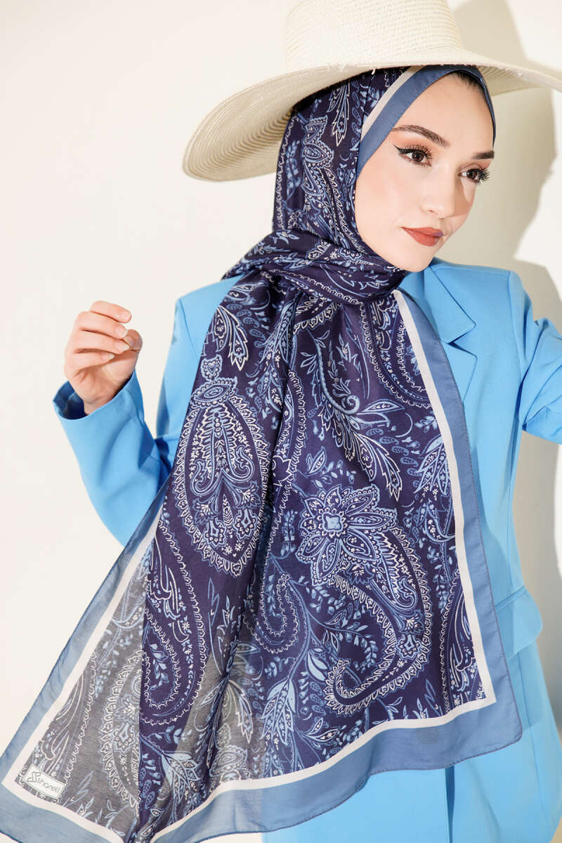 Paisley Motifli Soft Şal