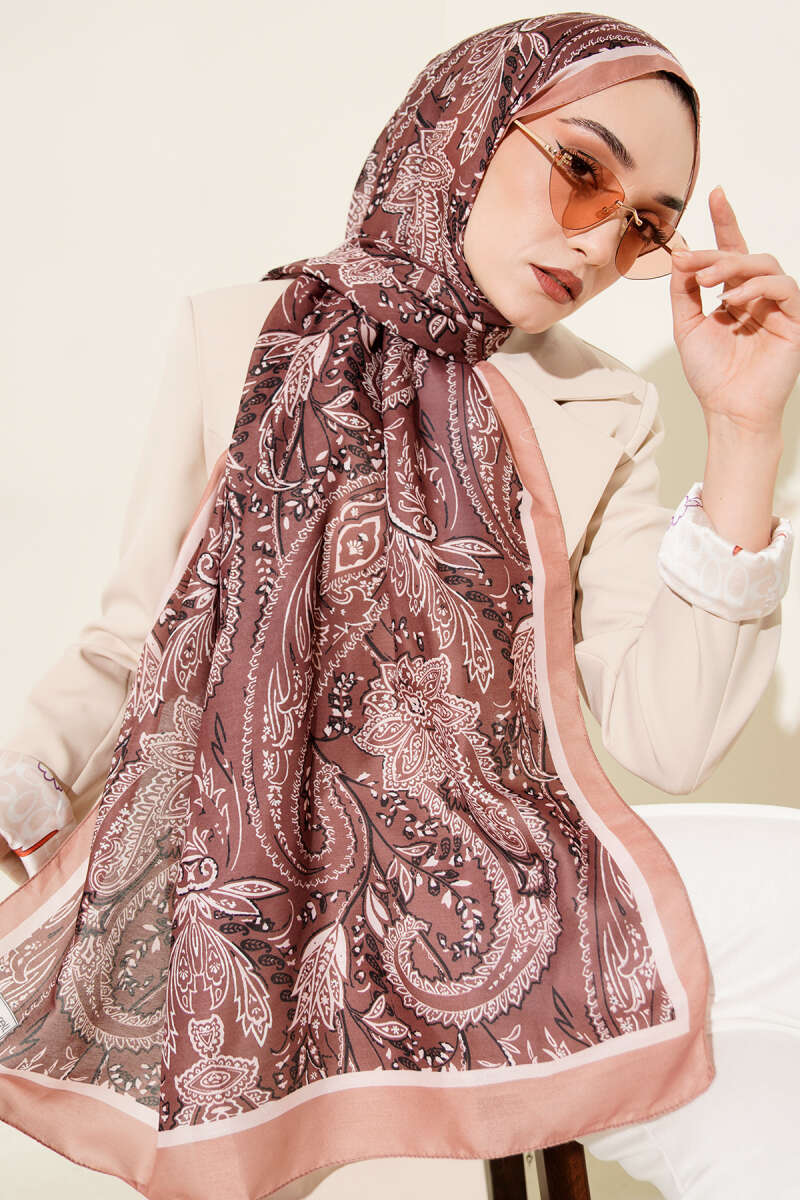 Paisley Motifli Soft Şal