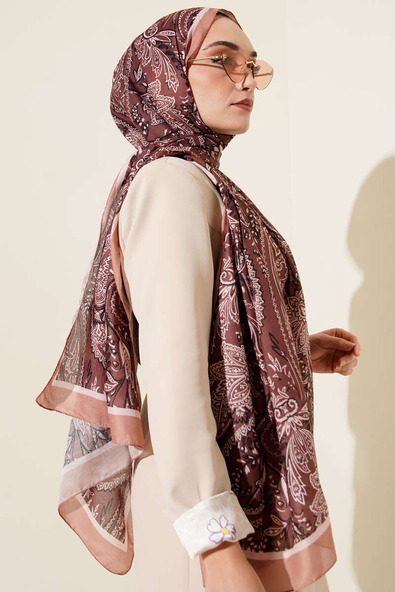 Paisley Motifli Soft Şal