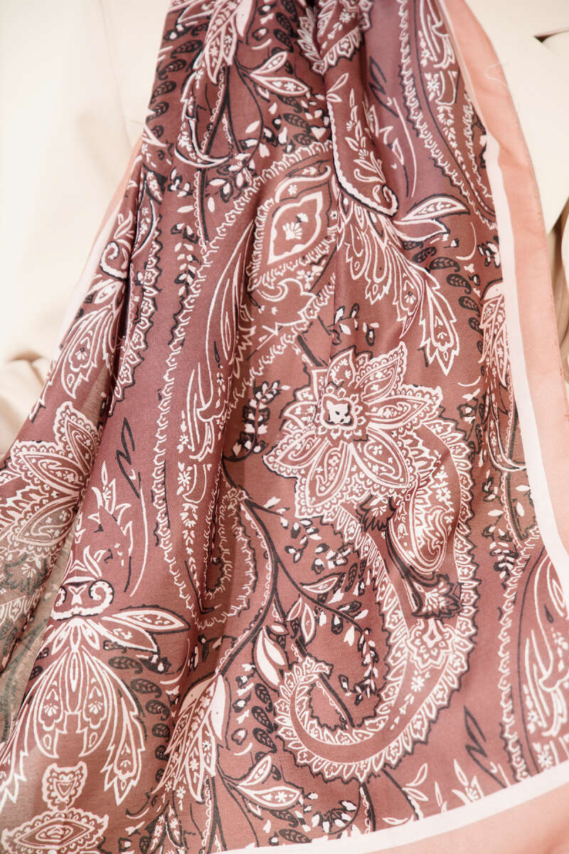 Paisley Motifli Soft Şal